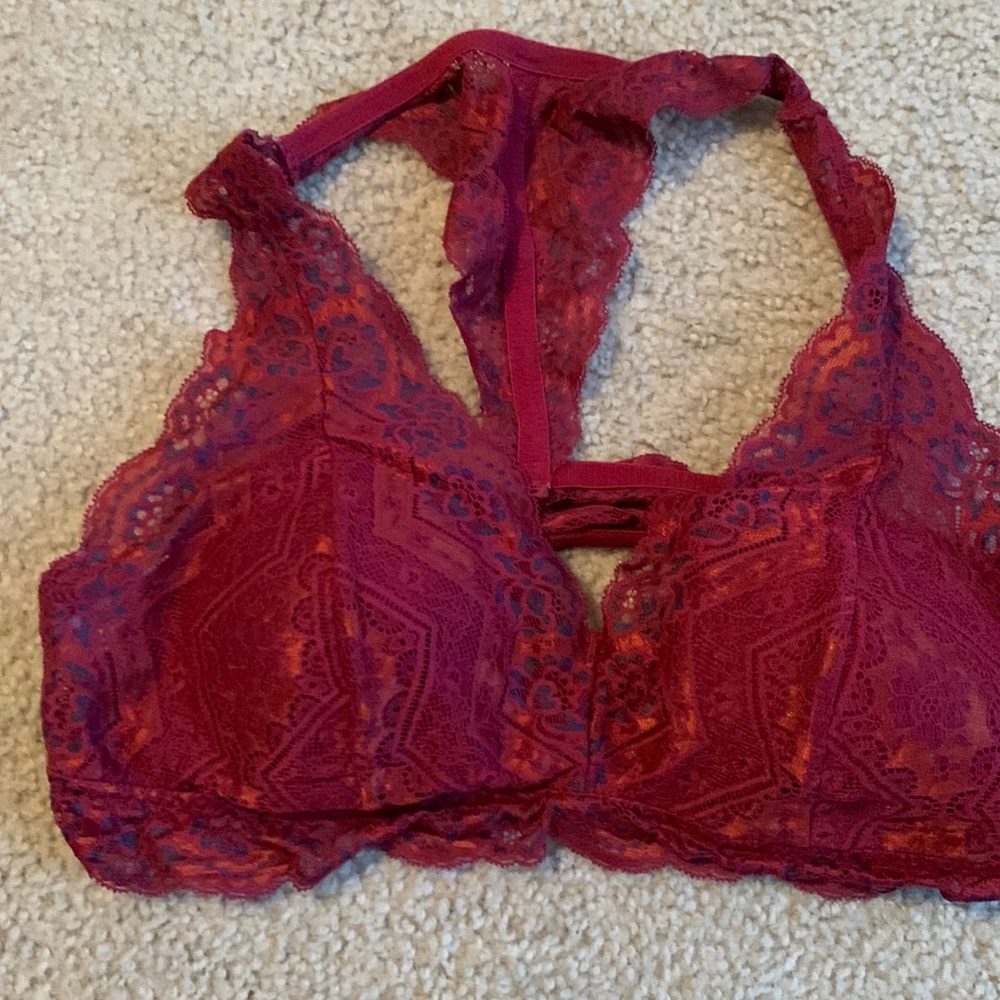 Racerback pretty lace bralette